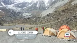 Audio de Alberto Zerain desde la Cima del Annapurna | Expedición Annapurna