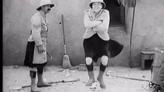 Laurel and Hardy dancing scene meets tech house