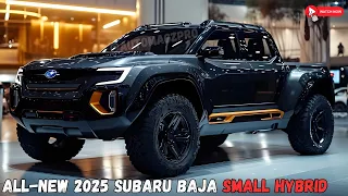 2025 Subaru Baja Small Pickup Unveiling - Revolutionizing Compact Trucks Hybrid!