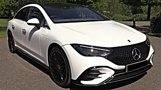 The New 2022 Mercedes EQE 350+ AMG is An Electric E Class | FULL REVIEW Interior Exterior