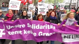 Aufstehen gegen rechte Hetze! Proteste anlässlich des AfD-Parteitags am 22.4.17 in Köln