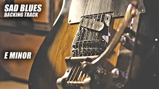 Slow Sad Blues Guitar Backing Track E Minor