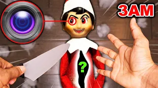 CUTTING OPEN HAUNTED ELF ON THE SHELF DOLL AT 3AM!! *WHAT’S INSIDE ELF ON THE SHELF*