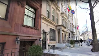 Walking Upper East Side Manhattan New York City - Bloomingdale's to Met [4K]