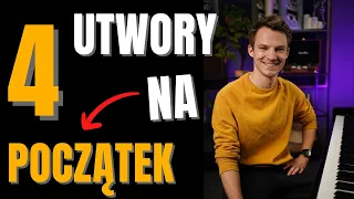 4 ŁATWE Utwory na POCZĄTEK nauki gry na PIANINIE!