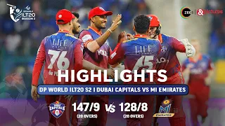 ILT20 S2 | English - HIGHLIGHTS | Kieron Pollard & Sam Billings | MIE vs DC - T20 | 10th Feb