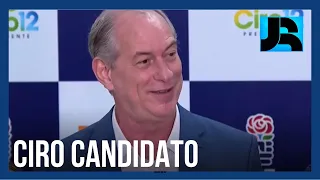 Ciro Gomes, do PDT, é o primeiro nome confirmado para a disputa pela Presidência