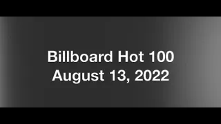 Billboard Hot 100- August 13, 2022