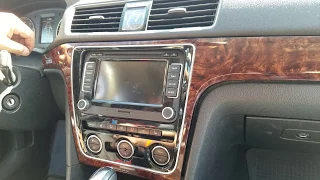 How to Remove Radio / Navigation / Display from VW Passat 2012 for Repair.