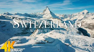 Switzerland Winter 4K - Scenic Relaxation Film With Epic Cinematic Music - 4K Video Ultra HD