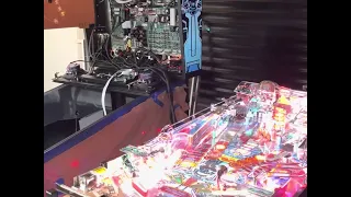 Terminator 2 Pinball Restoration - New Playfield Swap Switch On Test