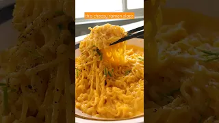 Cheesy Ramen on a budget will BLOW YOUR MIND! 🍜🧀 #food #ramen #cheese #shorts