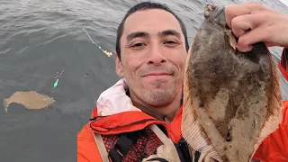 Kayak Fishing Catching a Limit of Winter Flounder (plus more)