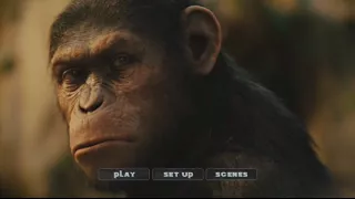 The Planet of the Apes Revolution DVD Menu