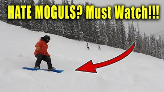 How to Snowboard Down A Mogul Run | Beginner Guide