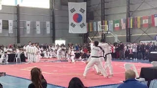 1er Torneo Sudamericano de Tae Kwon Do GTA. Exhibición de la selección coreana. Bs As 7/8/22