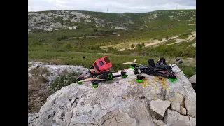 Nazgul Evoque V2 DJI O3 chasing Nazgul Evoque GoPro 11