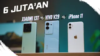 Xiaomi 13T VS Vivo V29 VS IPhone 11 , Mana Yang TERBAIK ?