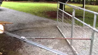 Homemade Driveway Gate Opener