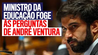 Ministro da Educação foge às perguntas de André Ventura