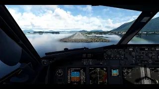 [ Sitka, Alaska ] [ ARRIVAL ] [ B738 ] [ 4K ] [ Sitka Rocky Gutierrez Airport PASI ] [ MSFS2020 ]