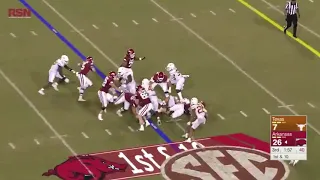 Arkansas Extends Dominating lead Vs Texas (CROWD EXPLODES)