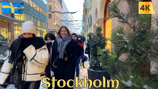 Stockholm's Winter Charms: A Festive City Stroll Invierno y Encanto Festivo en Estocolmo ストックホルムの冬景色