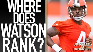 WHERE DO WATSON & MAYFIELD RANK AMONGST ALL 32 QBs?