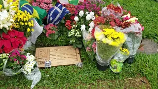 Senna's grave Sao Paulo Nov 2018