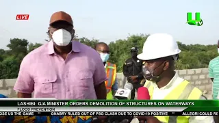 Lashibi: Regional Minister Orders Demolition Of Structures Erected On Waterways