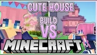 Cute House | Build VS but its only ldshadowlady building