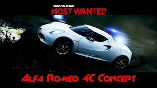 Defeating ALFA ROMEO 4C CONCEPT And won the car | Need For Speed Most Wanted 2012 | Yuzawa GamingYT