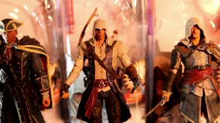 McFarlane Toys Assassins Creed Connor, Hatham Kenway and Edward Kenway Figure Review