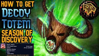 How to get Decoy Totem Rune Quick Guide Season of Discovery