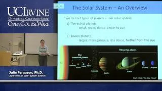 Earth System Science 1: Intro to ESS. Lecture 3. Our Solar System and Universe