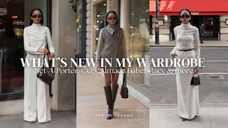 WHAT'S NEW IN MY WARDROBE SPRING | Net-A-Porter, COS, Almada Label, Raey & more