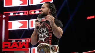 An incensed Seth Rollins wants to fight Dean Ambrose: Raw, Nov. 19, 2018