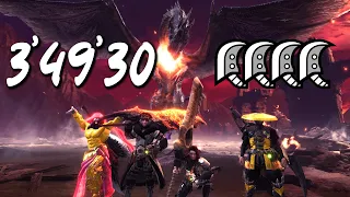 3'49"30 Fatalis | 4P Greatsword Heroics Freestyle | MHW:I Fade to Black [PC]