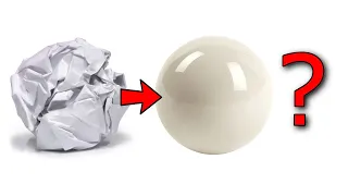 Making a Polished White Paper Ball