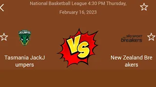 Tasmania Jackjumpers vs New Zealand Breakers Live Scoreboard NBL AUSTRALIA