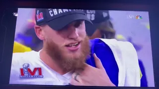 Cooper Kupp Super Bowl MVP Speech After Win Over Bengals