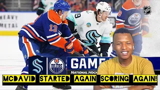 AFRICAN REACTS to Kraken @ Oilers 10/6 | NHL Highlights 2023