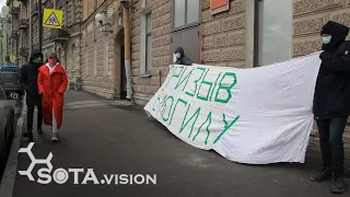 ПРОТИВ ВЕСЕННЕГО ПРИЗЫВА! Акция в Санкт Петербурге