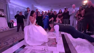 Williams wedding garter removal