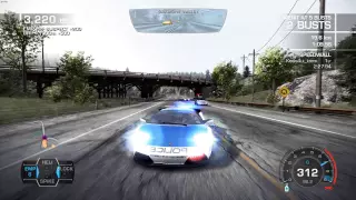 Need for Speed  Hot Pursuit: Charged Attack - Police chase, Lamborghini Murciélago LP 640