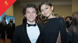 Tom Holland and Zendaya Share a Sweet Moment at Romeo & Juliet Press Night