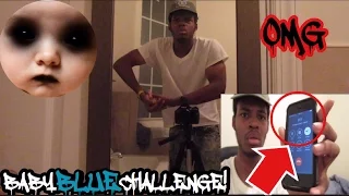 BABY BLUE CHALLENGE! DEMON ATTACKED ME!! I CALLED 911