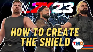 WWE 2K23 : How To Create The Shield Tutorial | TheMan Games