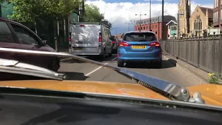 Alfa Romeo 1750GTV Bertone driving in Surrey 3