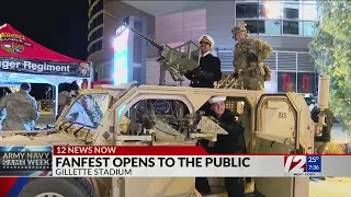 Fan Fest continues at Gillette Stadium for Army-Navy game